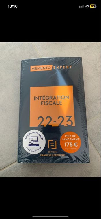 Momento intégration fiscale neuf 