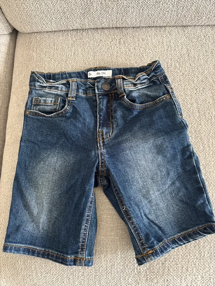 Short en jeans