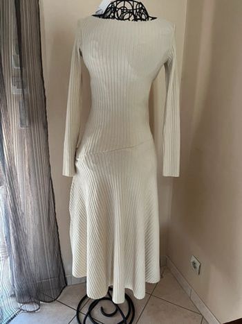 Robe Zara beige côtelée Taille M