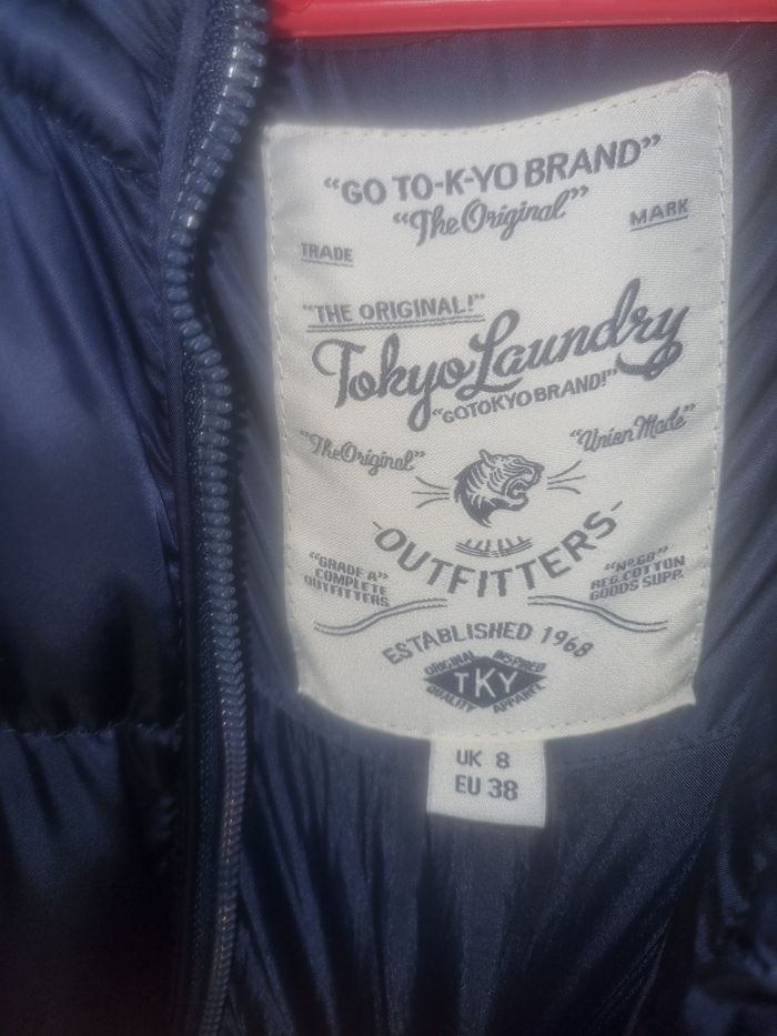 Manteau bleu marine Tokyo Landry - photo numéro 5