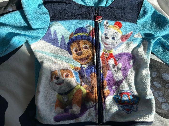 Veste polaire à zip pat patrouille 3 ans - photo numéro 2