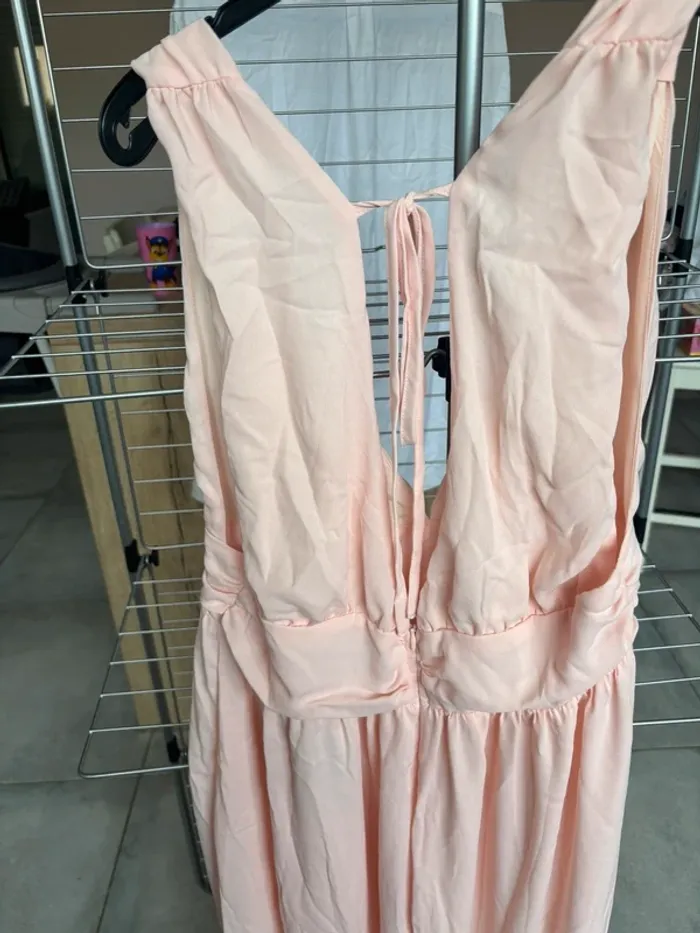 Robe longue rose pale - photo numéro 4