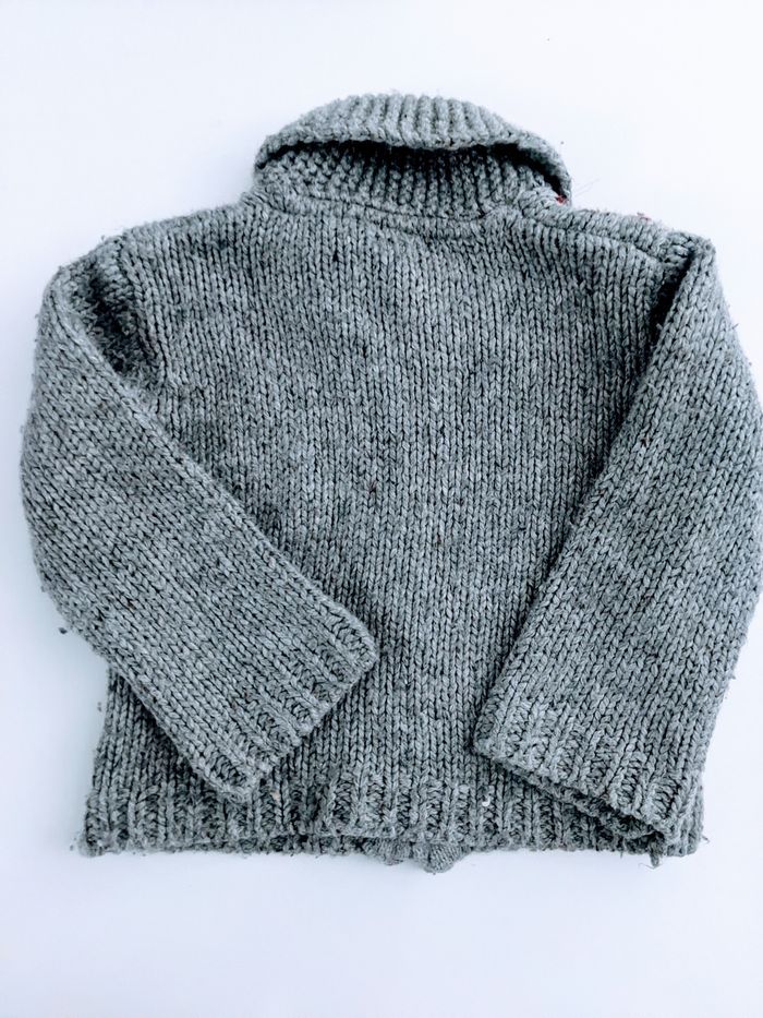 Gilet cardigan tricoté zippé Bout'chou 18 mois 81 cm - photo numéro 4