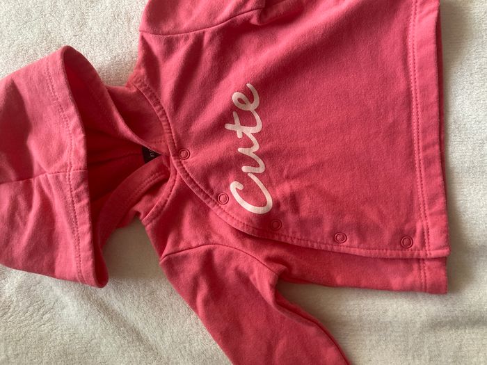 gilet molletonné à capuche Cute taille 3 mois - photo numéro 3