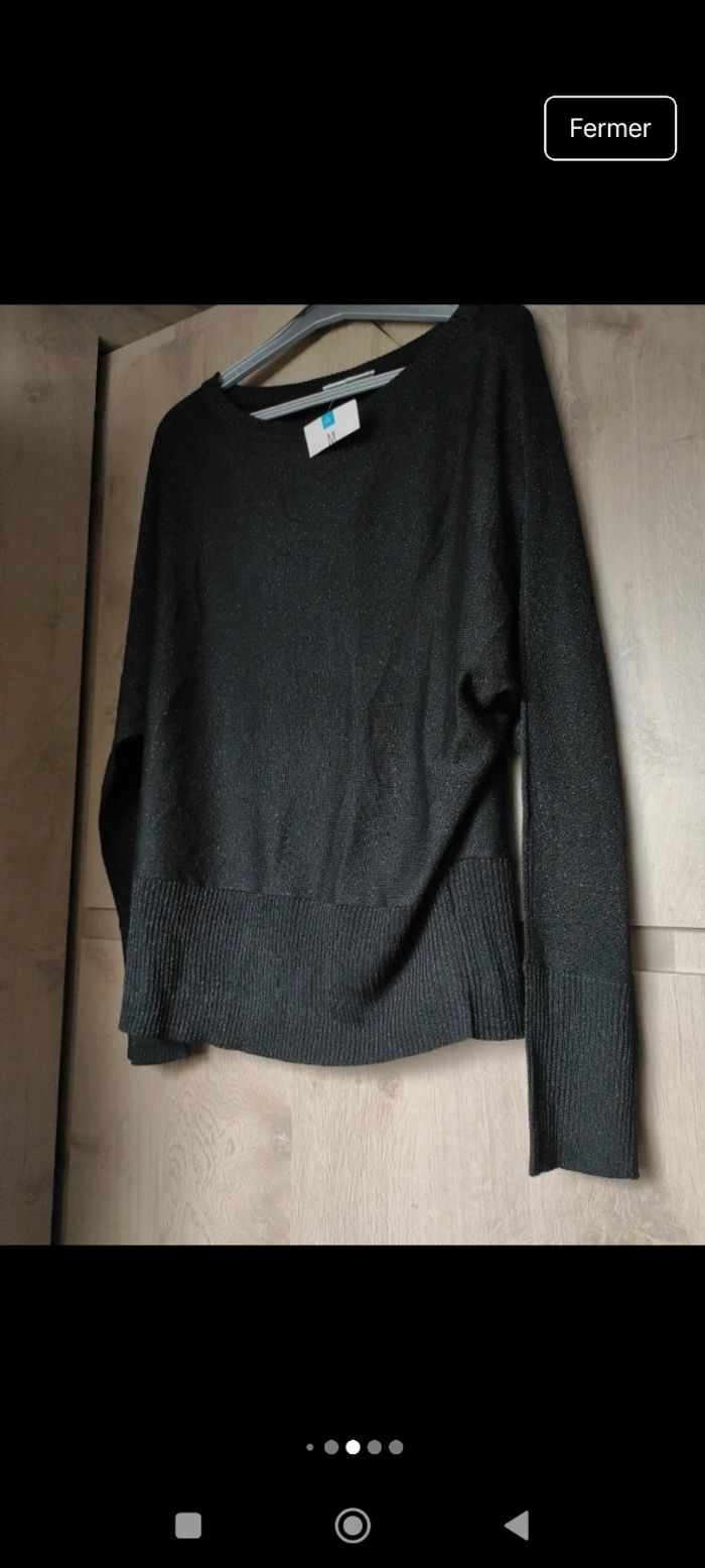 Pull fin neuf avec étiquette scintillant taille 38 - photo numéro 7
