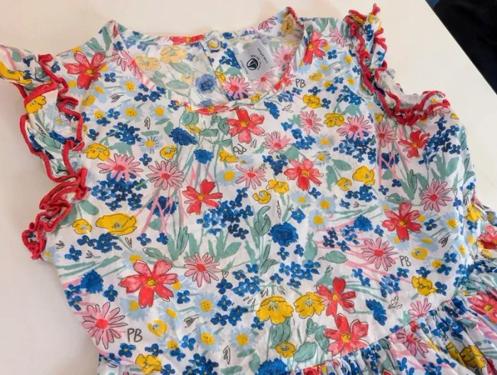 Robe Liberty Petit Bateau 3 ans 95 cm neuf - photo numéro 2