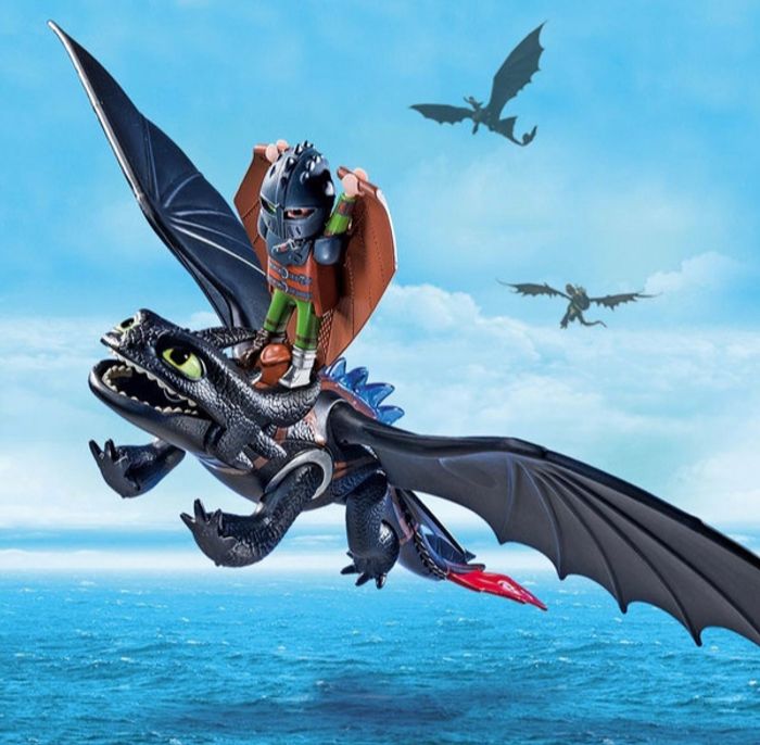 Playmobil  Dragons 9246 - Harold et dragon Krokmou - photo numéro 3