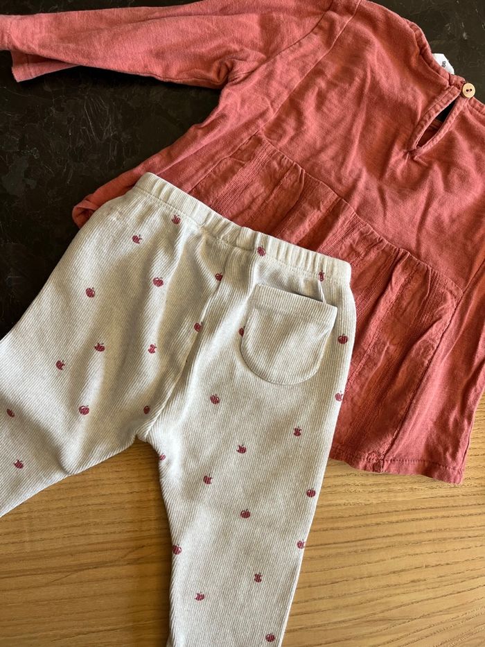 Ensemble blouse et legging Zara - photo numéro 4