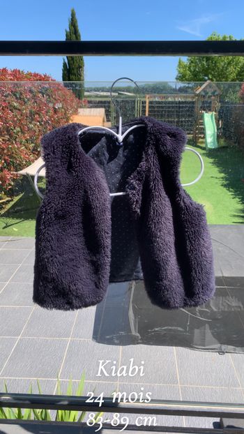 Gilet sans manches fille
