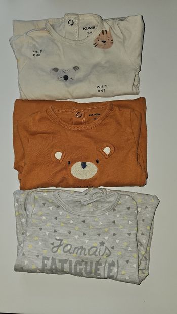Lots de pyjamas fin taille 3 mois