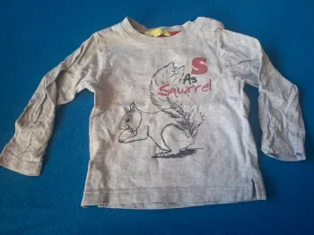 T-shirt écureuil