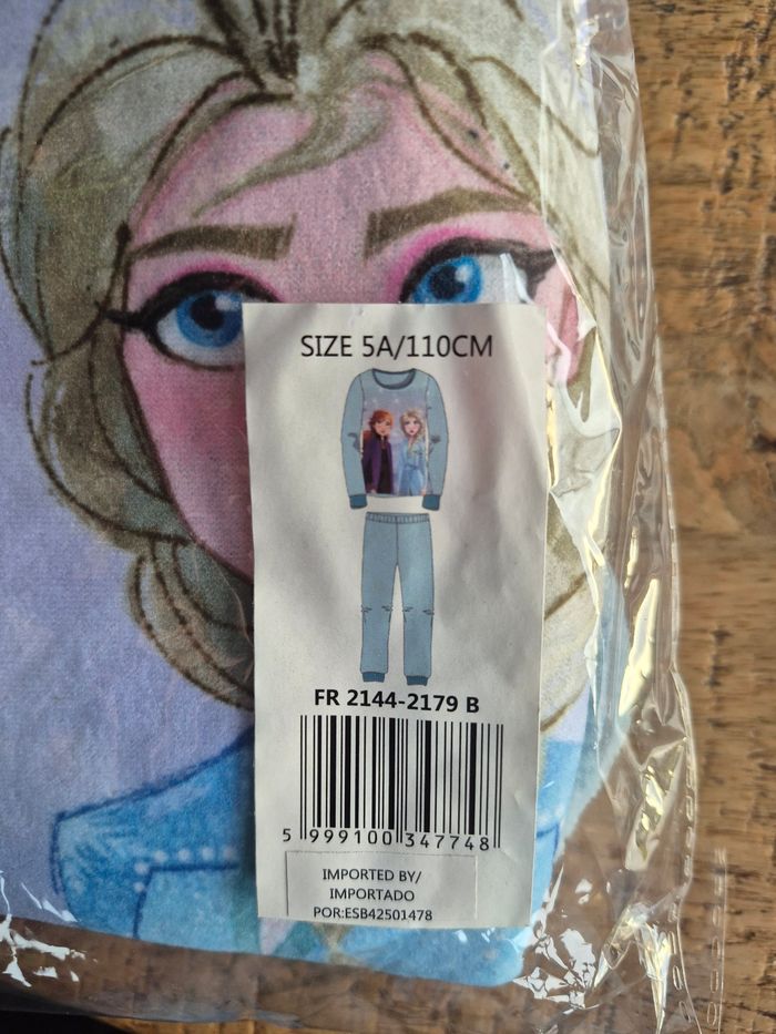 Pyjama Fille Reine des neiges 5 ans - photo numéro 2