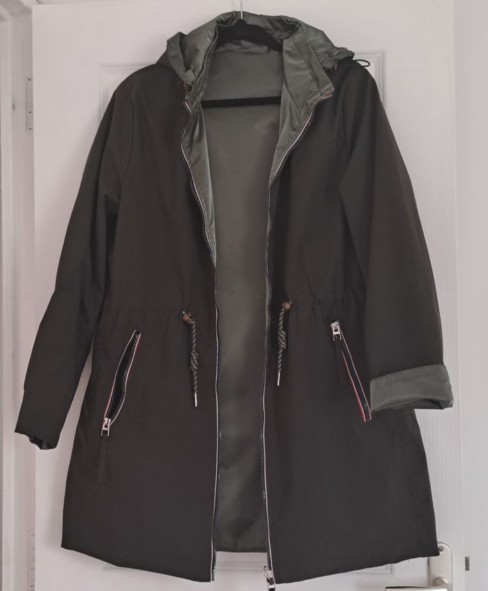 Parka réversible kaki taille XL
