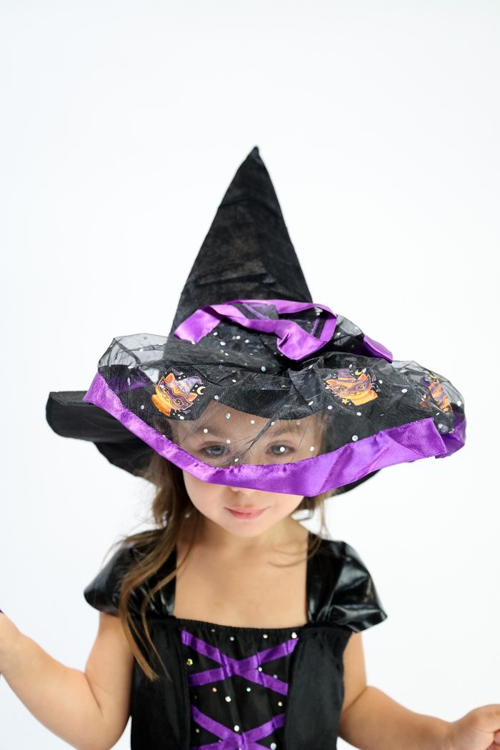 Déguisement Halloween sorcière complet fille - photo numéro 3