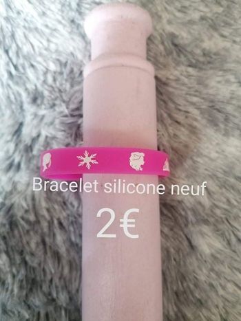 Bracelet silicone Reine des Neiges
