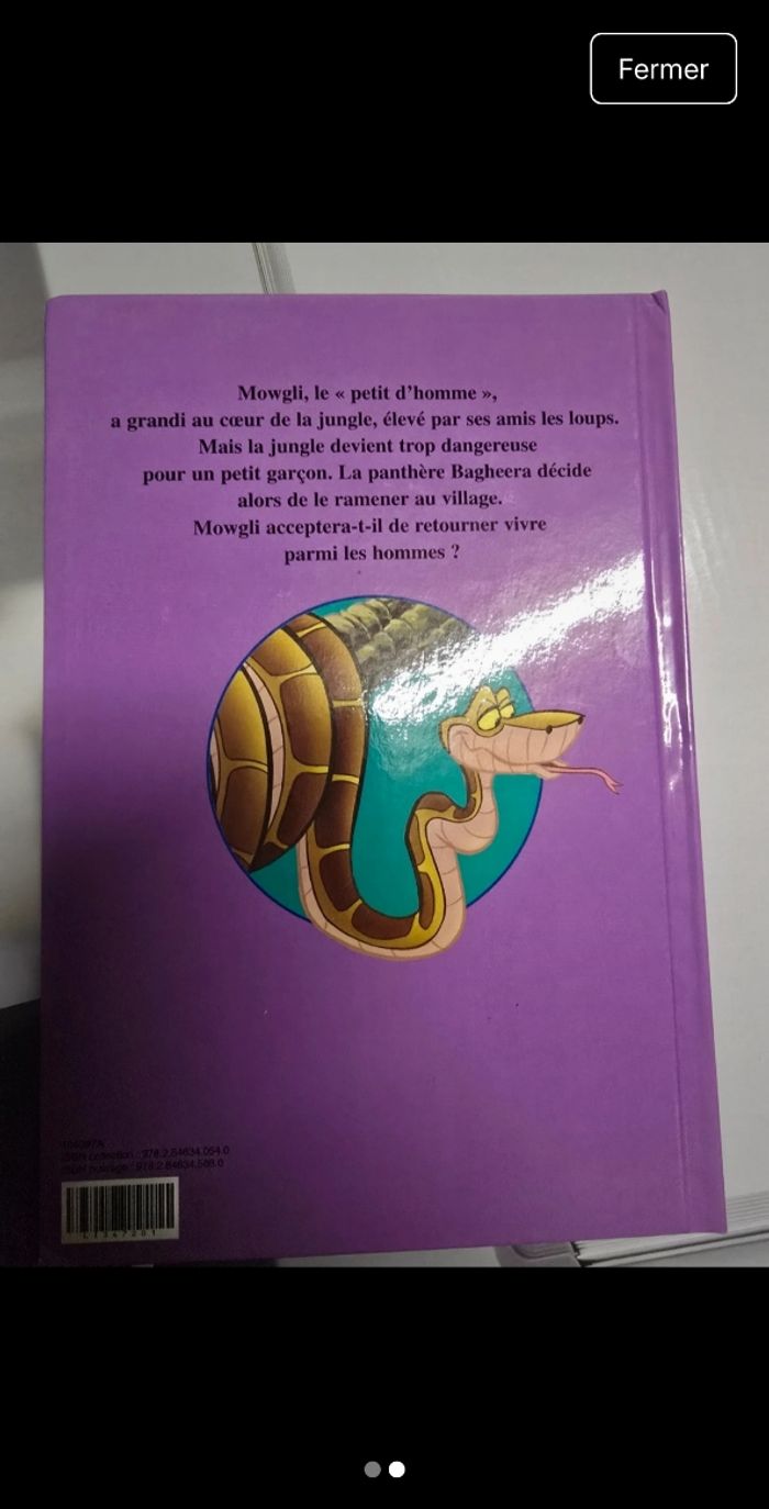Livre Disney Le livre de la Jungle - photo numéro 2