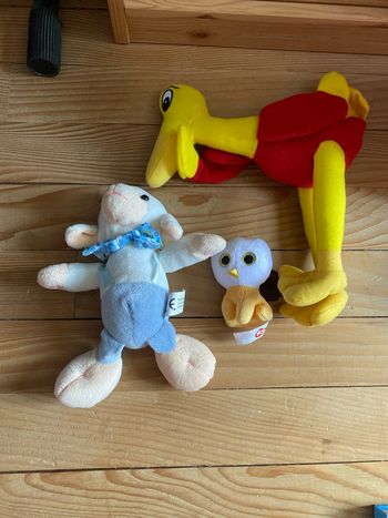 Lot de 3 peluches