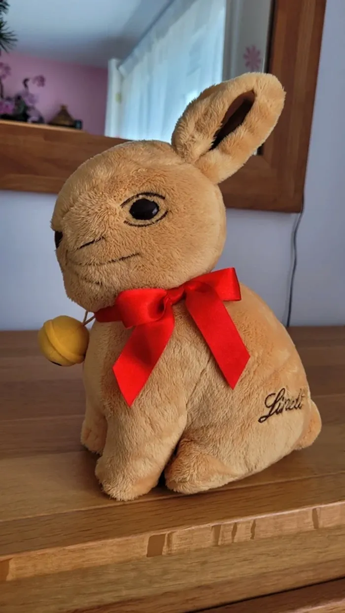 🐰 Peluche Lapin Or Lindt