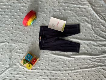 legging marine taille élastique 2/3 ans du pareil au même