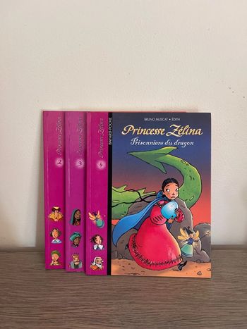 Lot de 3 livres princesse zelina