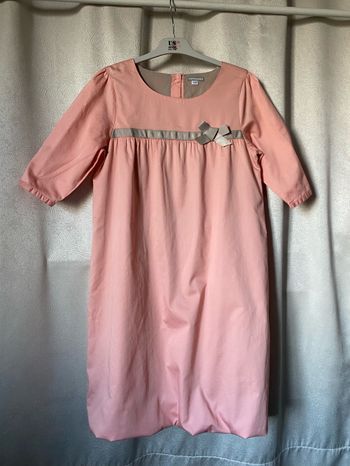 Robe rose irisé et gris 14 ans Vertbaudet
