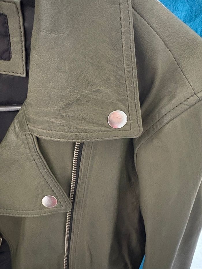 Blouson en cuir véritable - photo numéro 2
