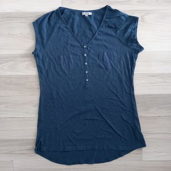 T shirt femme bleu marine Tex Woman taille S