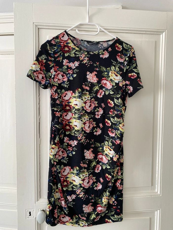 Robe de grossesse manches courtes L