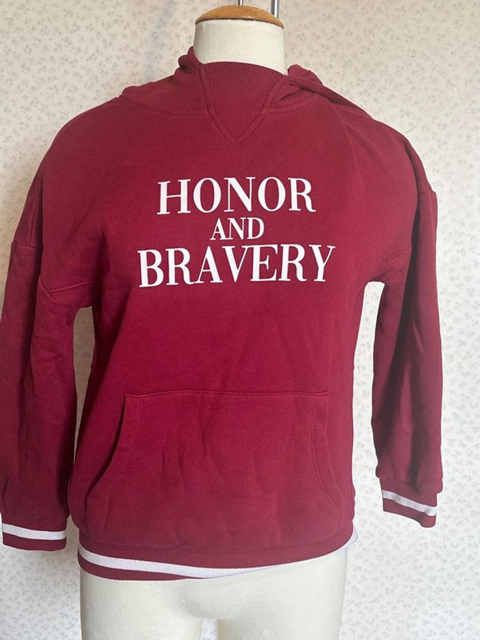 Pull ado 12ans honor and bravery marque kiabi - photo numéro 2