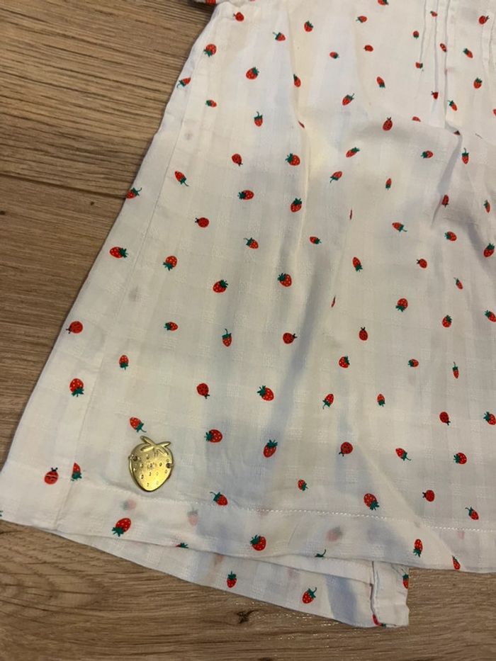 6 ans - sergent major chemisier fraise + vêtements poupée - photo numéro 3