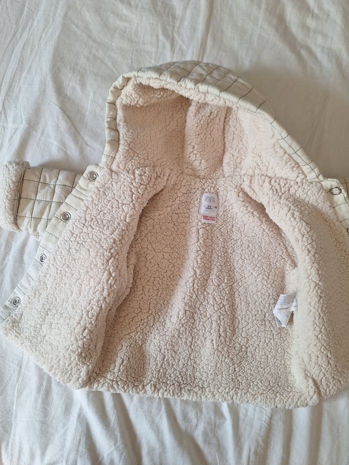 Manteau intérieur molletonné Zara 6 mois - photo numéro 4