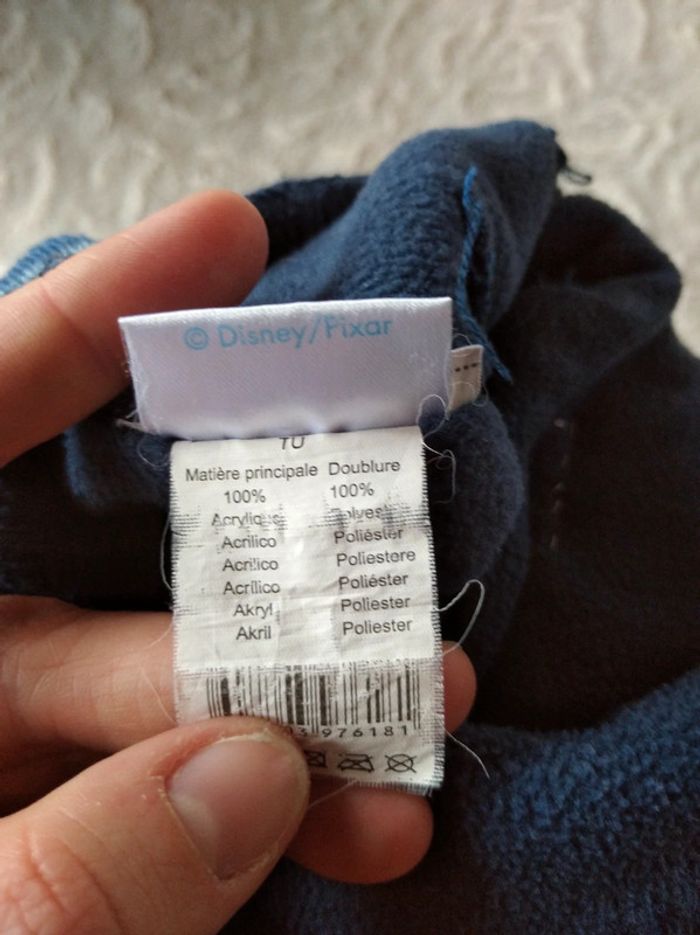 Bonnet doublé Garçon 24/36 mois Cars Flash Mc Queen Disney - photo numéro 7