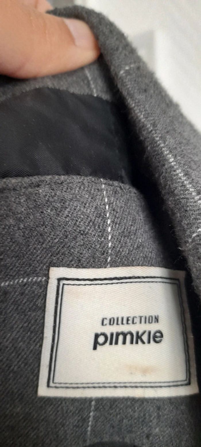 Veste tailleur Pimkie taille 38 femme epaisse gris - photo numéro 3
