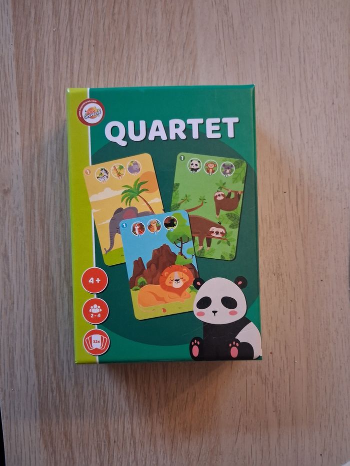 Jeu de cartes - dès 4 ans - Quartet