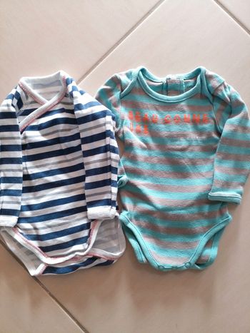 2 bodies manches longues