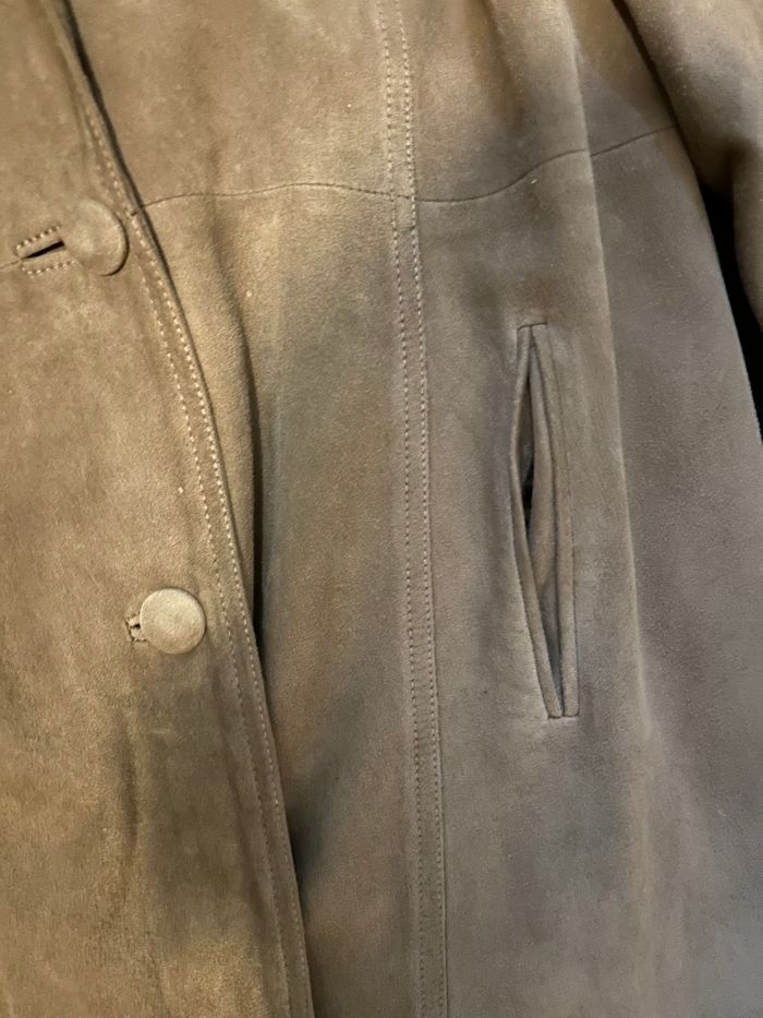 Manteau en daim vintage - photo numéro 3