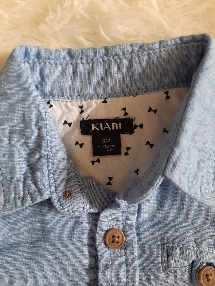 Chemise effet jeans - photo numéro 3