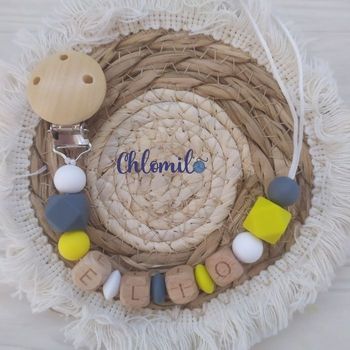 Attache tétine personnalisée