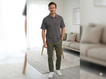 polo fluide gris taille L Celio neuf