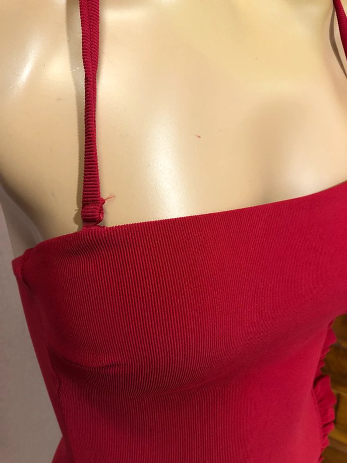 Maillot rouge une pièce - ne u f - photo numéro 3