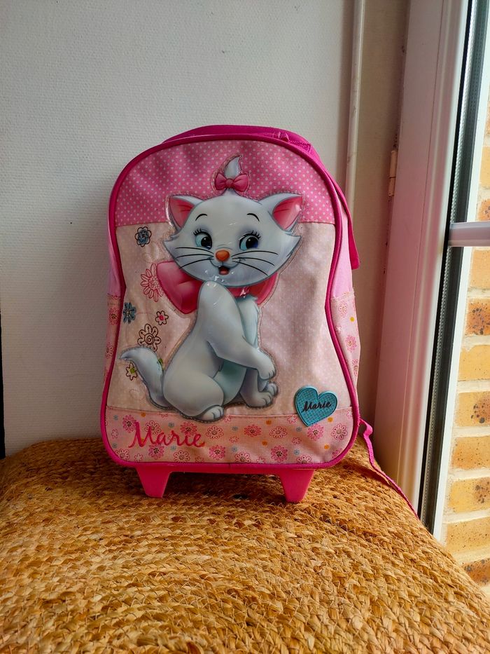 Cartable Maternelle a roulettes Marie Aristochats - Disney