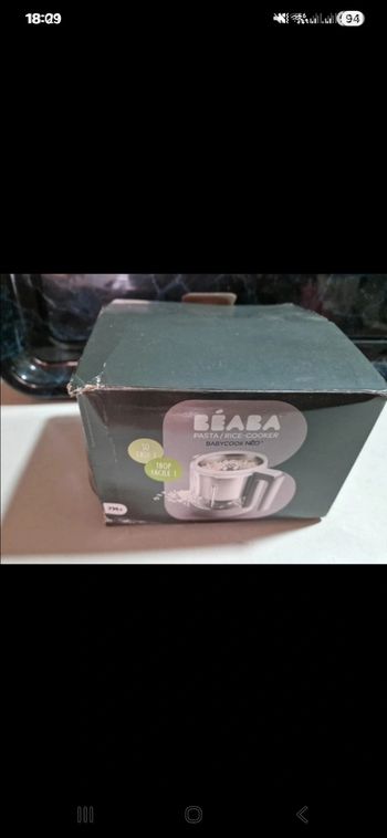 Cuiseur riz/ pâtes babycook neo neuf