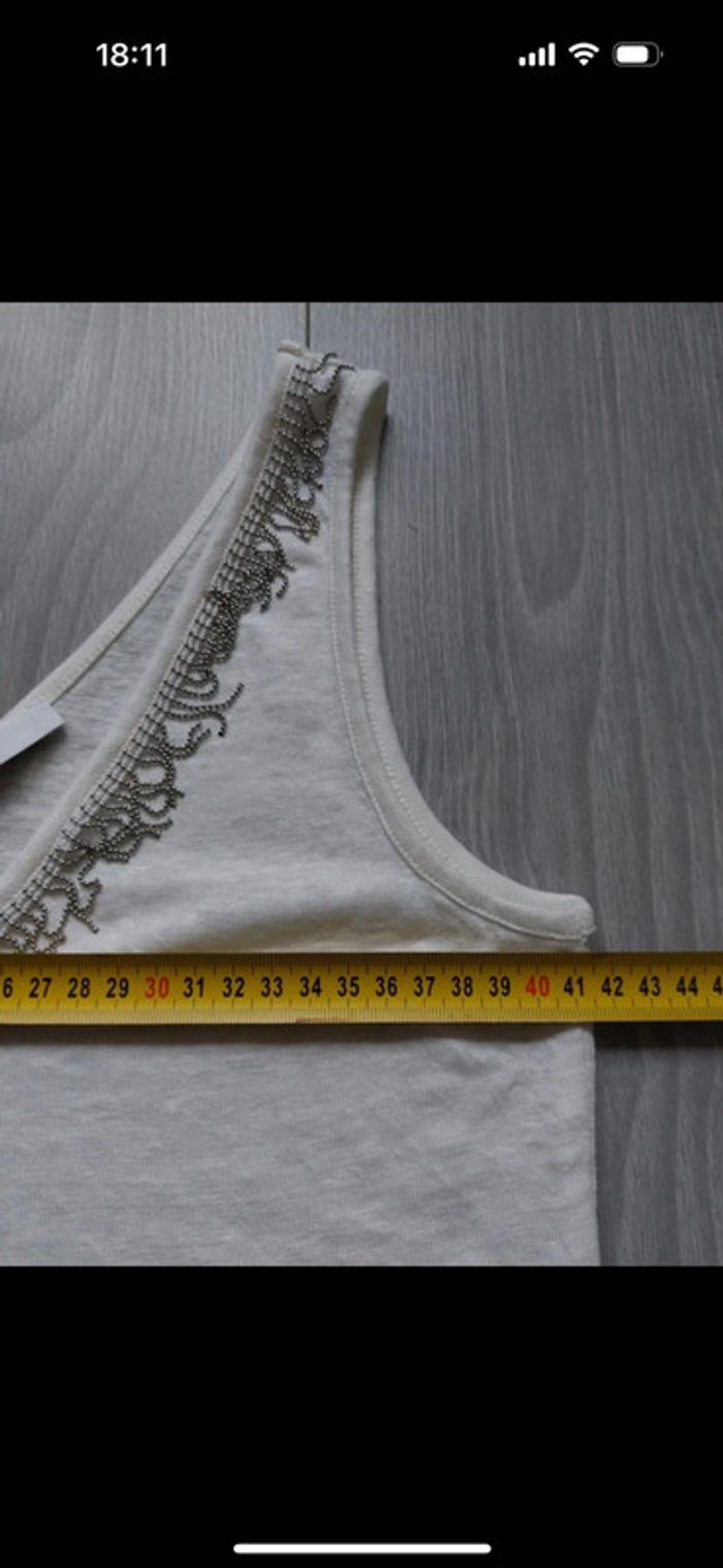 Débardeur 100% lin Zapa taille 0 (34,XS) - photo numéro 9
