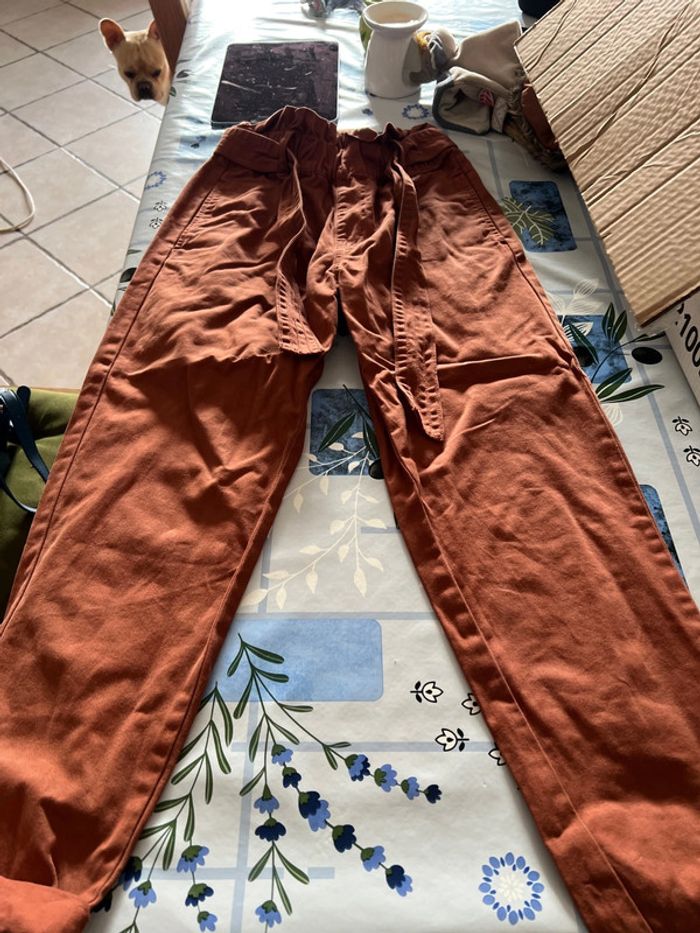 Pantalon taille haute