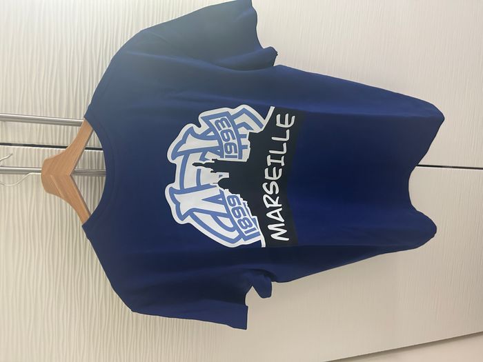 T-shirt "Supporter OM" Bleu – Taille L & XL + Stickers Offerts