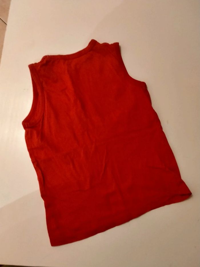 Débardeur garçon rouge êpop boys Taille 8 ans - photo numéro 4