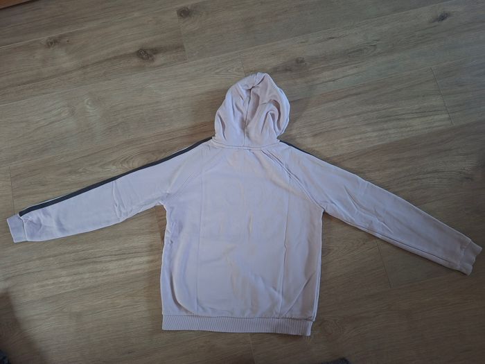 Sweatshirt à capuche rose pâle "Go girl" Okaïdi 12 ans - photo numéro 3