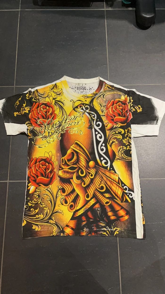Pièce rare Tshirt M Kustom Kulture 100 % coton