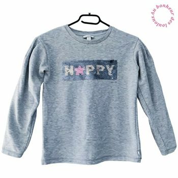 10 ans sweat Okaïdi a sequins