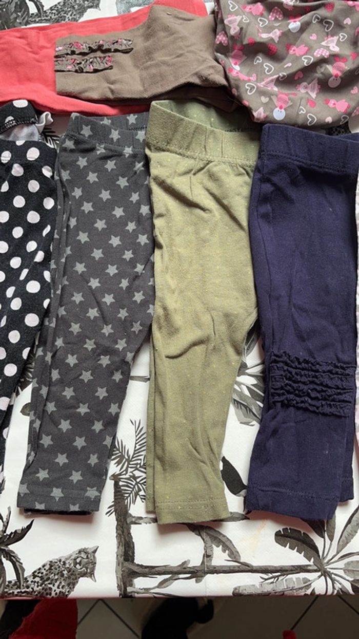 Lot 8 leggings 6 mois - photo numéro 3